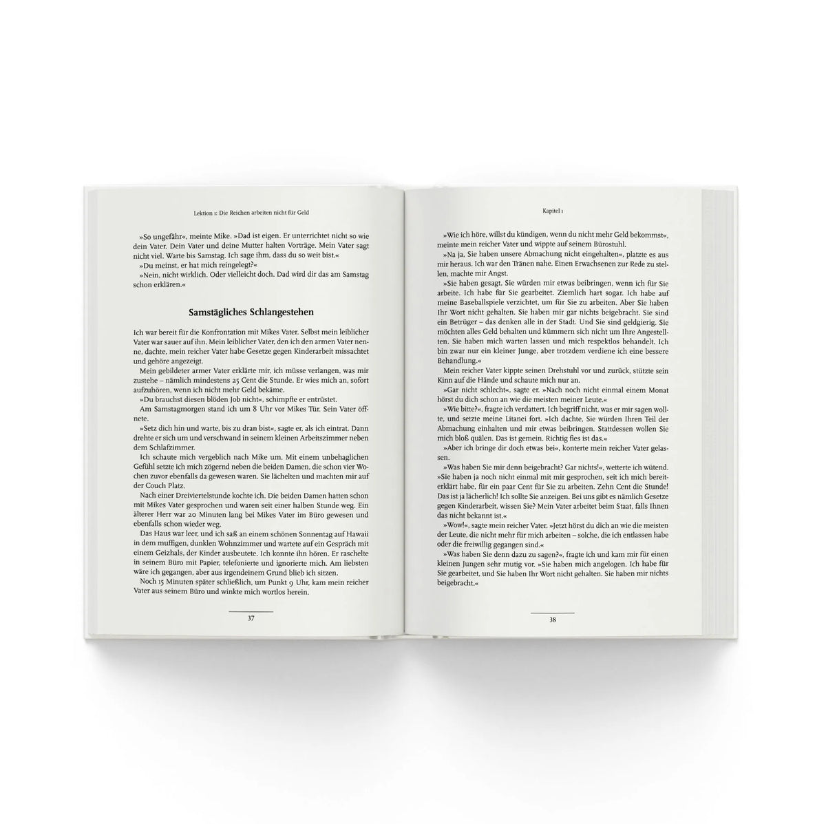 Detailansicht: Die deutsche Ausgabe von Rich Dad Poor Dad for Teens (Taschenbuch)
