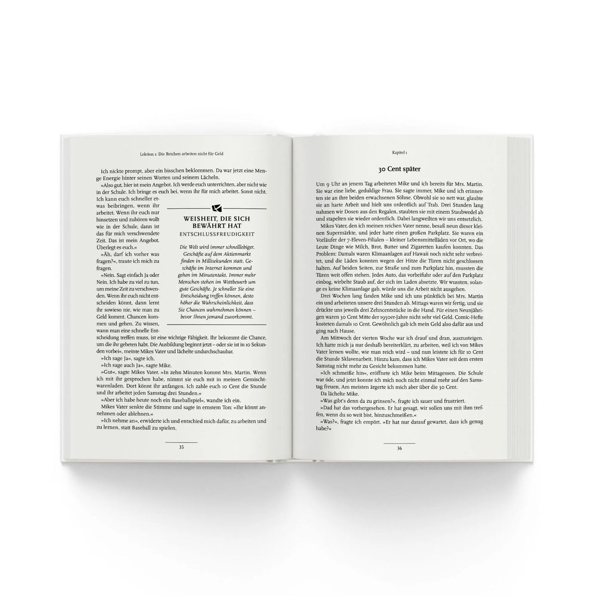 Detailansicht: Die deutsche Ausgabe von Rich Dad Poor Dad for Teens (Taschenbuch)