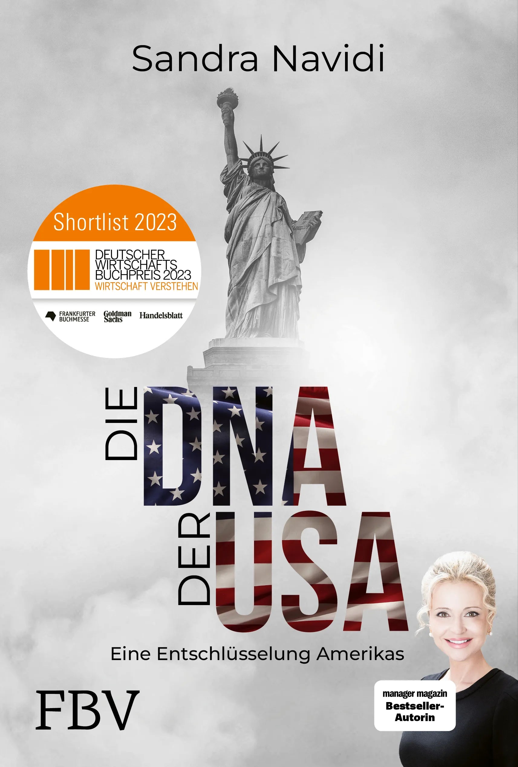 Buchcover von 'Die DNA der USA' - Gebundene Ausgabe von Sandra Navidi