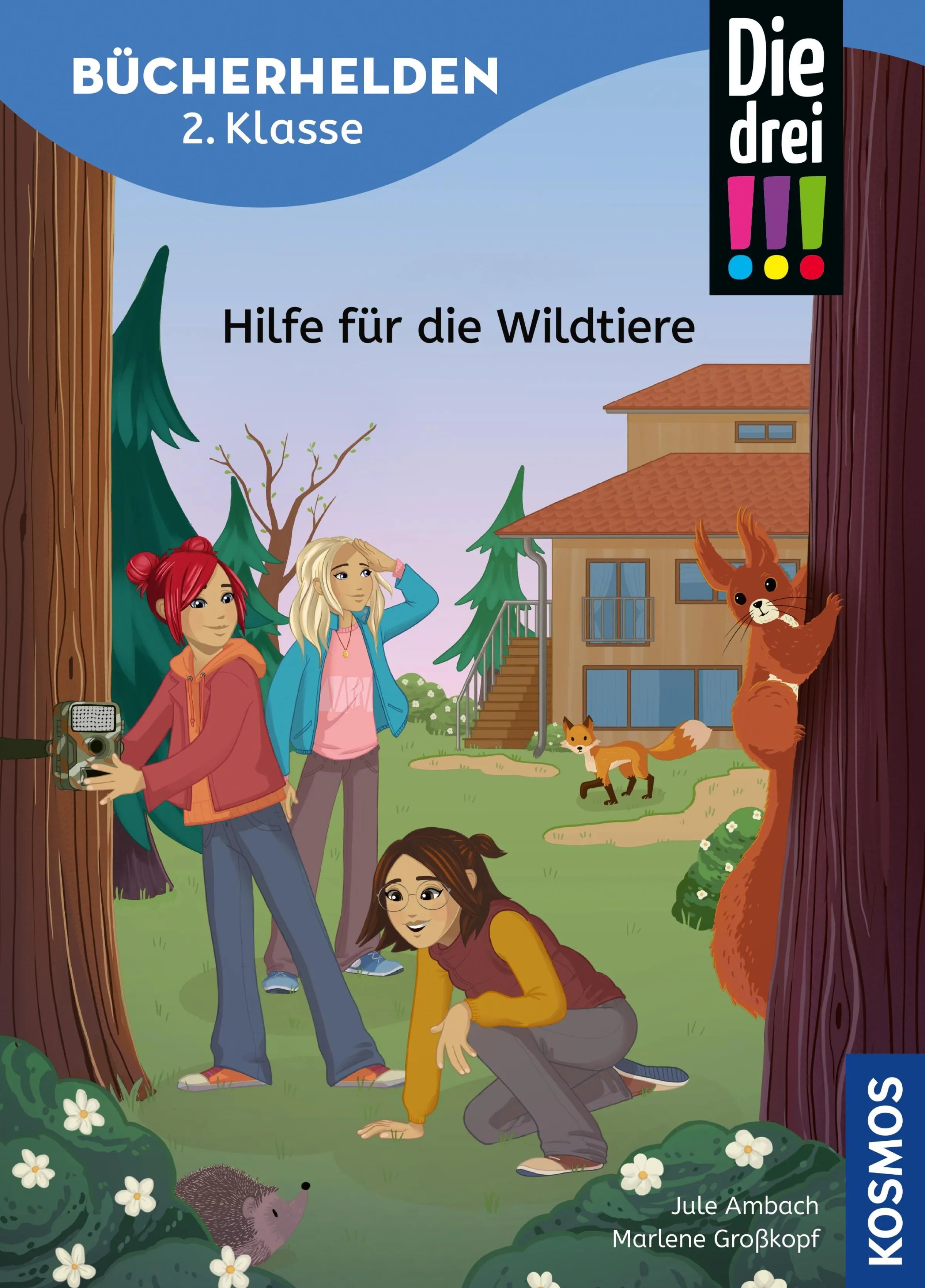 Cover: Die drei !!!, Bücherhelden 2. Klasse, Hilfe für die Wildtiere (E-Book) von Jule Ambach