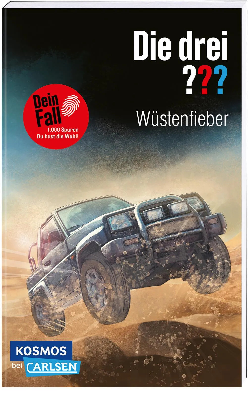 Buchcover von 'Die drei ??? Dein Fall: Wüstenfieber' - Taschenbuch von Evelyn Boyd