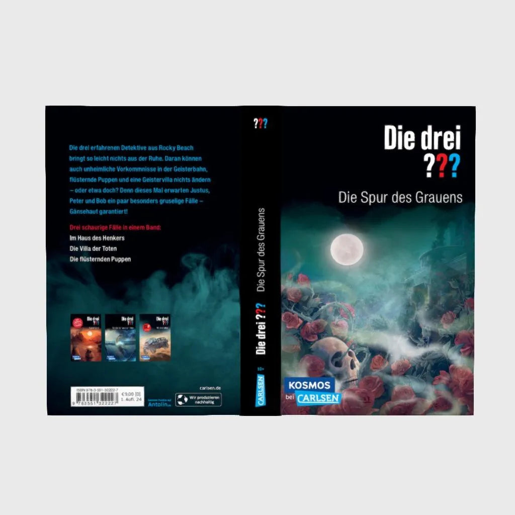 Produktansicht: Die drei ???: Die Spur des Grauens. Dreifachband (Taschenbuch)