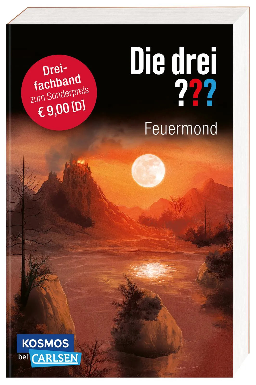 Buchcover von 'Die drei ???: Feuermond' - Taschenbuch von André Marx