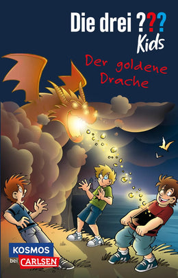 Buchcover von 'Die drei ??? Kids: Der goldene Drache' - Taschenbuch von Boris Pfeiffer