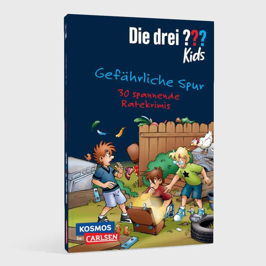 Abbildung von 'Die drei ??? Kids: Gefährliche Spur. 30 spannende Ratekrimis!'