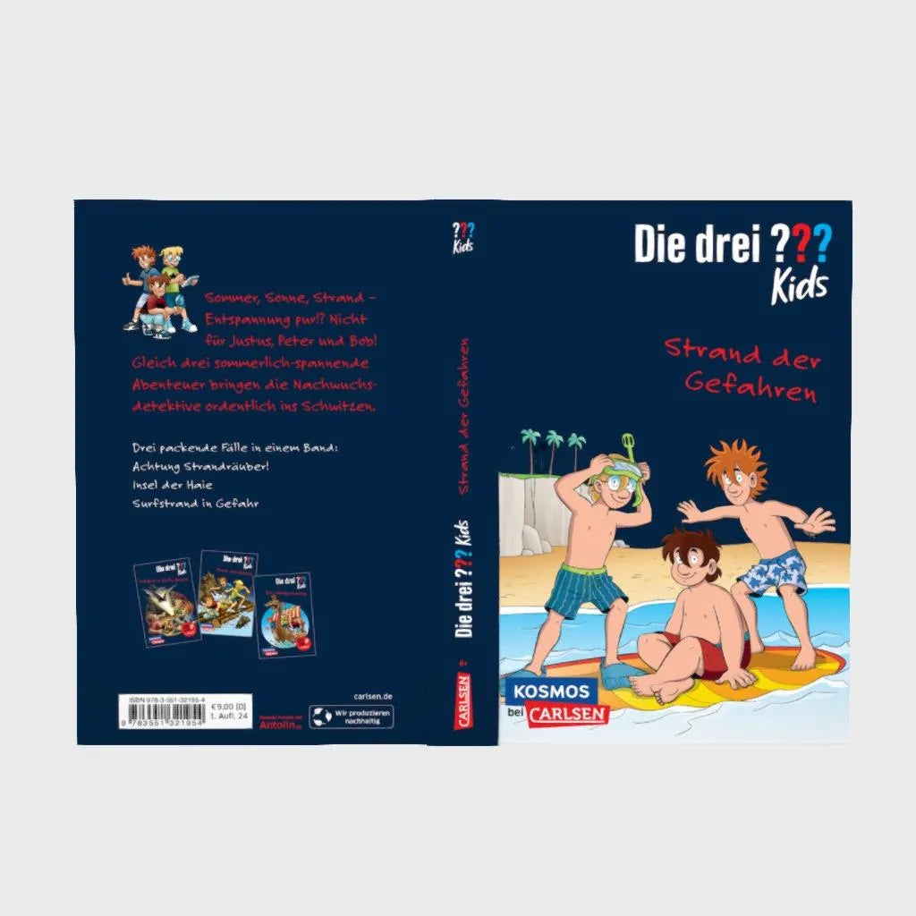 Abbildung von 'Die drei ??? Kids: Strand der Gefahren. Dreifachband.'
