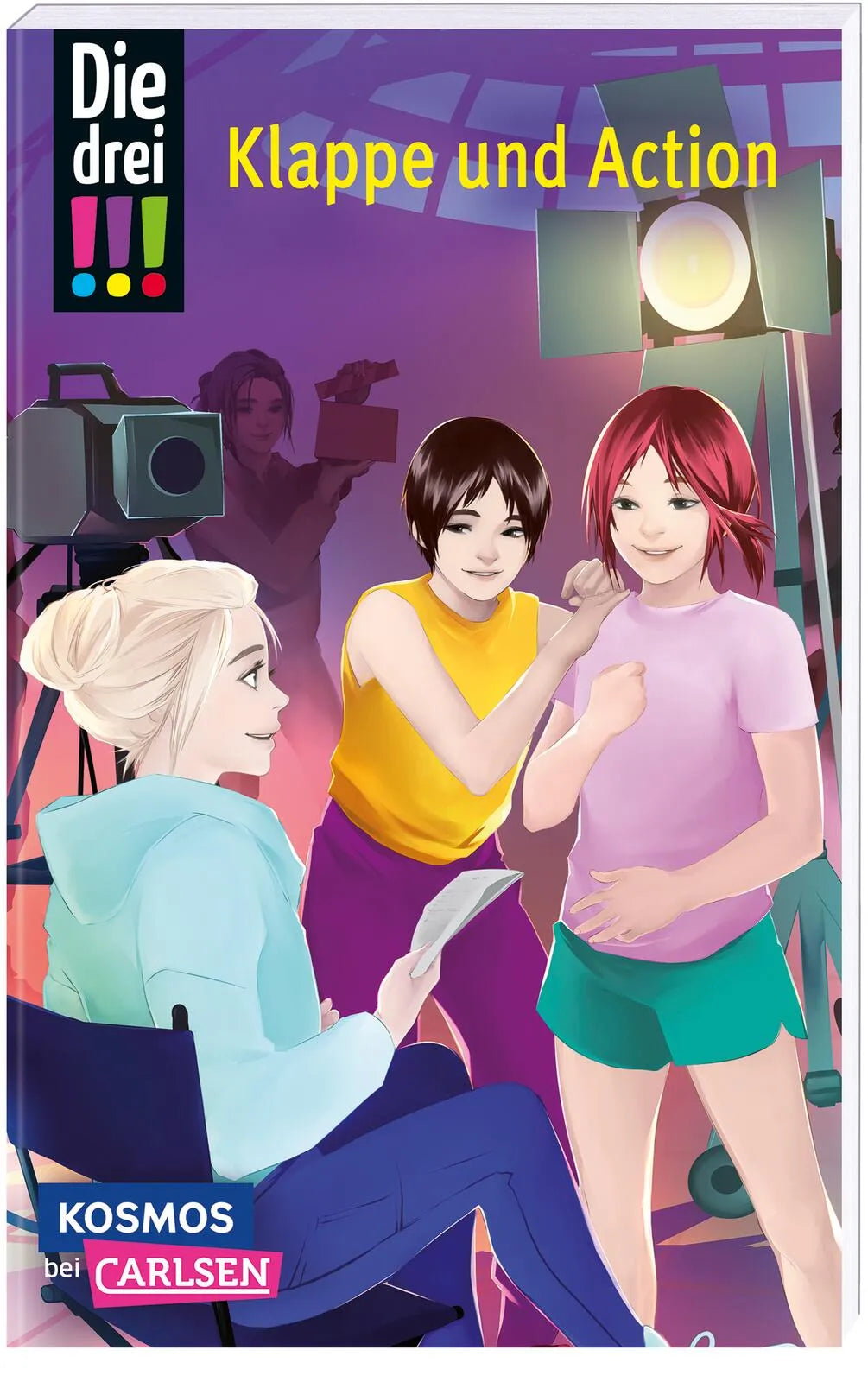 Buchcover von 'Die drei !!!: Klappe und Action' - Taschenbuch von Mira Sol