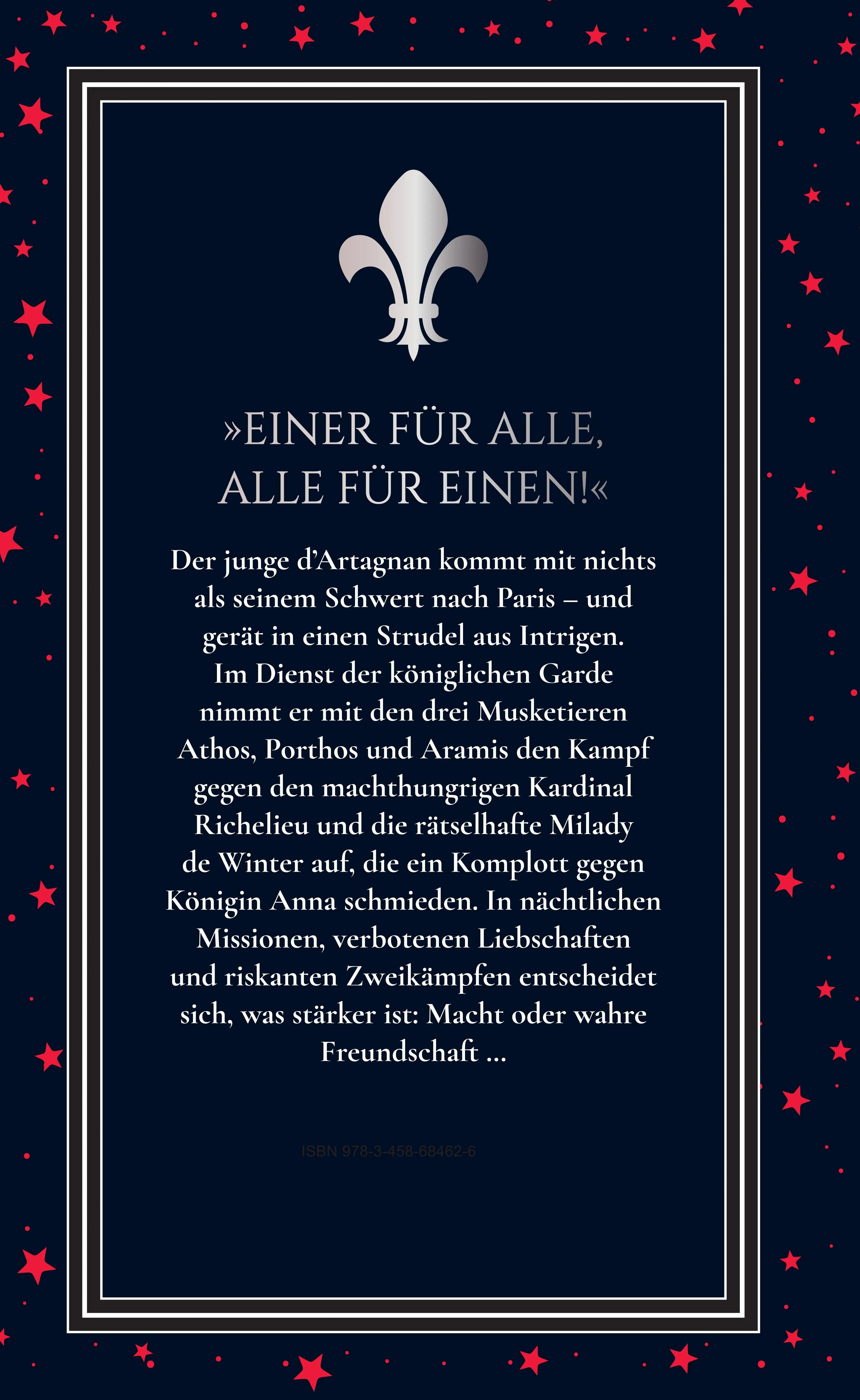 Rückseite: Die drei Musketiere (Hardcover)
