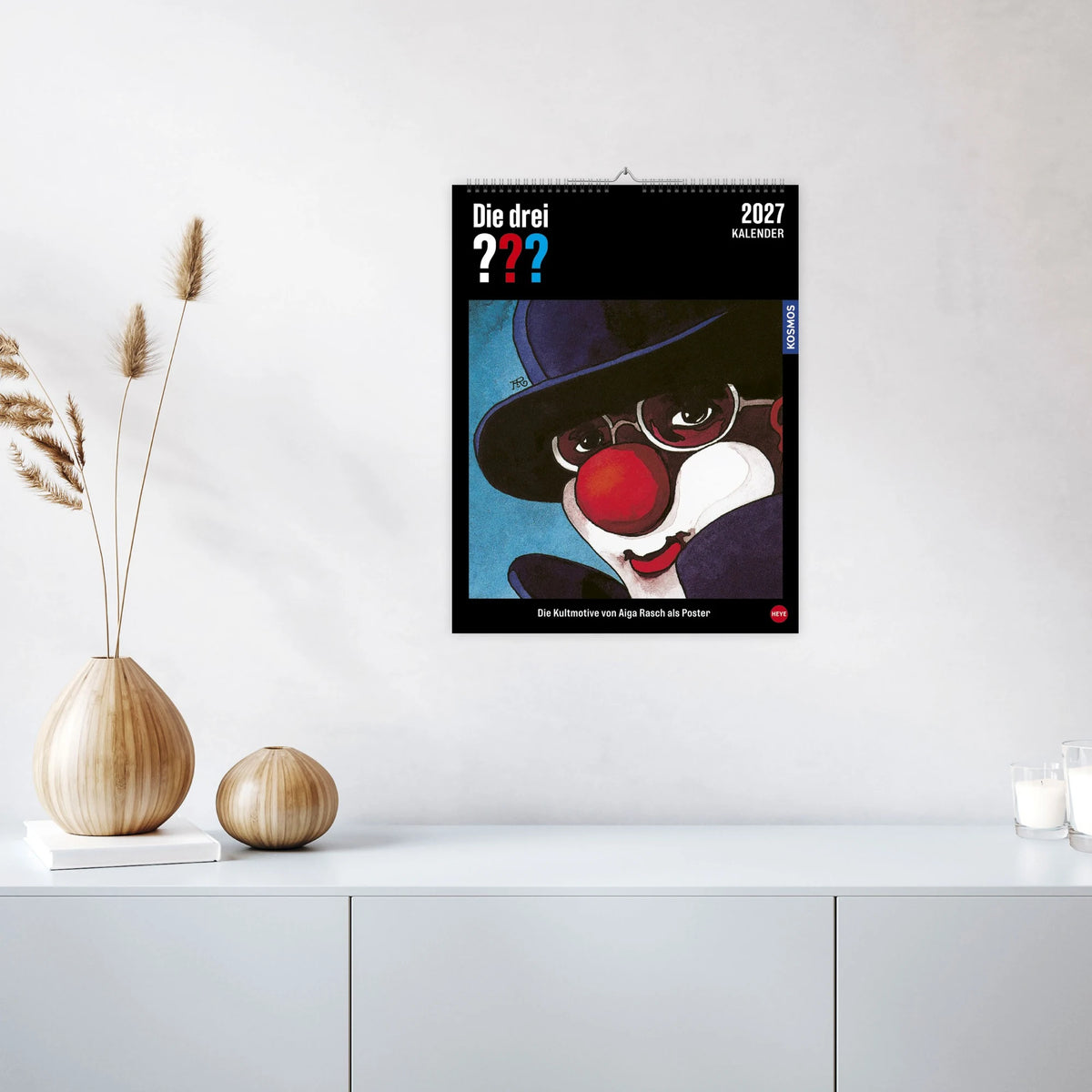 Die drei ??? Posterkalender 2027 – Ansicht