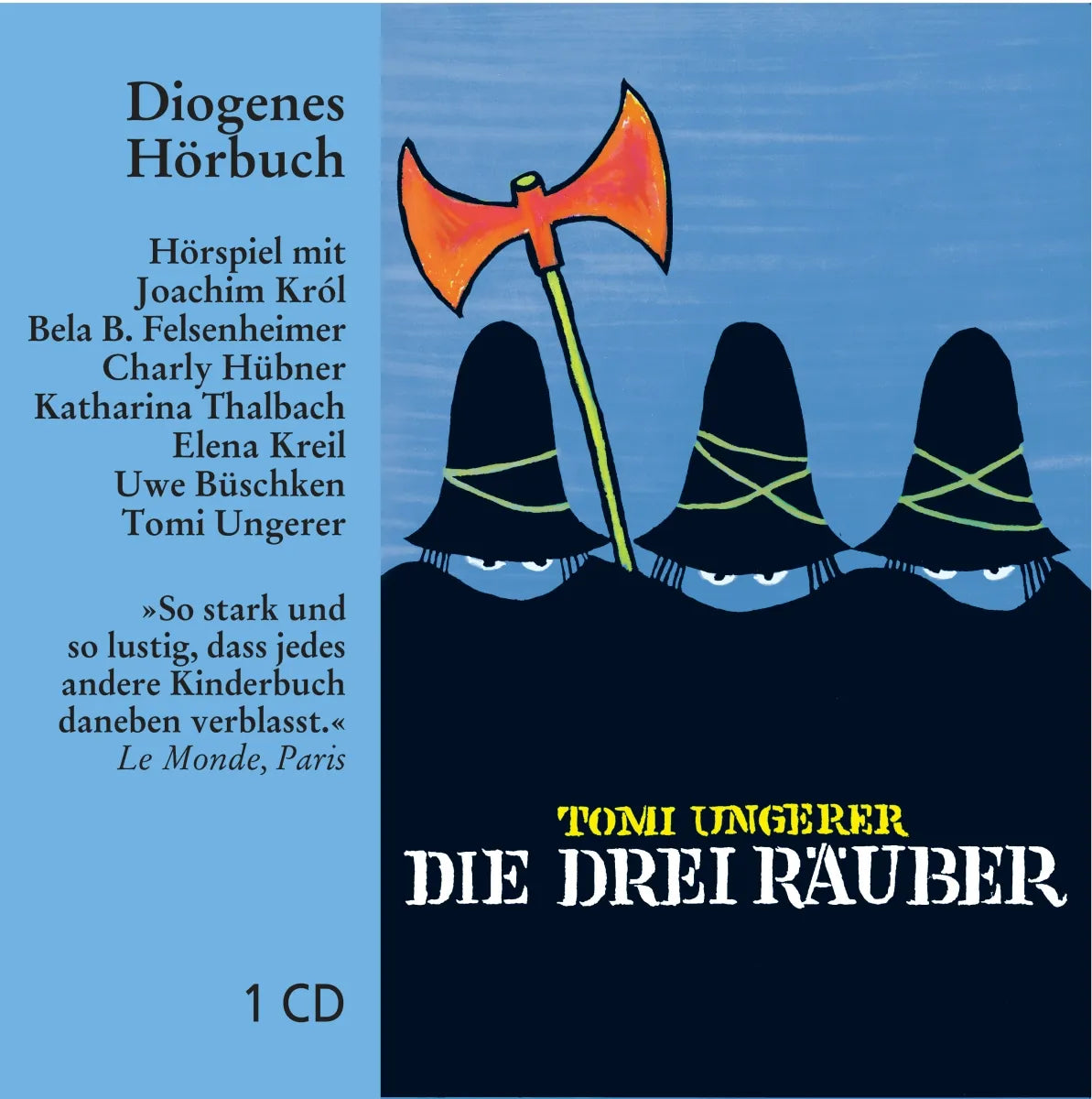 Buchcover von 'Die drei Räuber' - Hörbuch (CD) von Tomi Ungerer