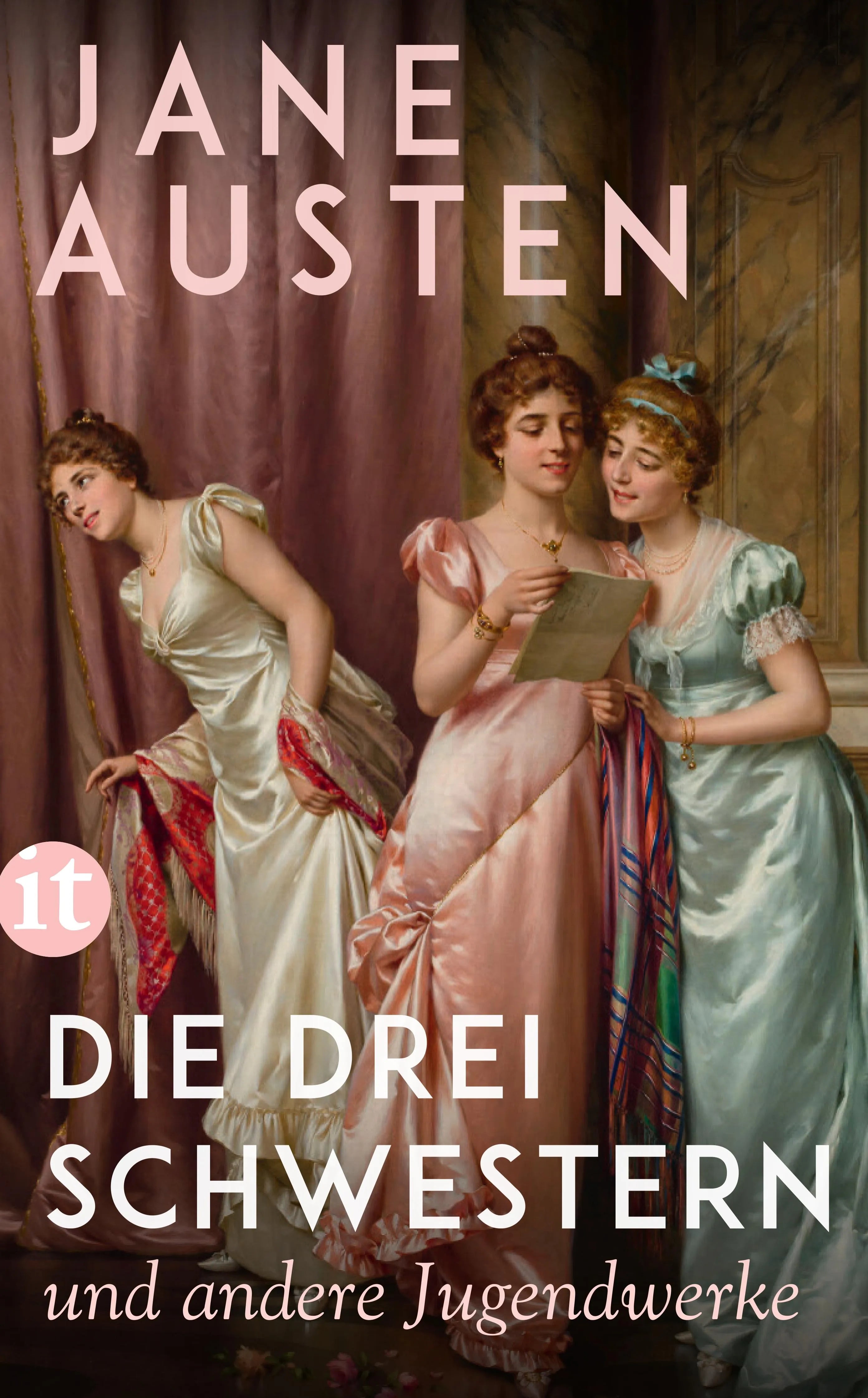 Buchrückseite von 'Die drei Schwestern und andere Jugendwerke' mit Klappentext - Taschenbuch