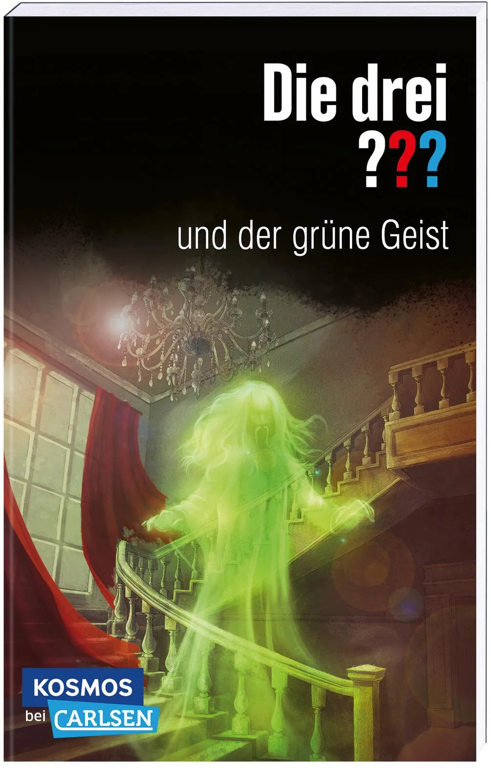 Buchcover von 'Die drei ???: und der grüne Geist' - Taschenbuch von Robert Arthur