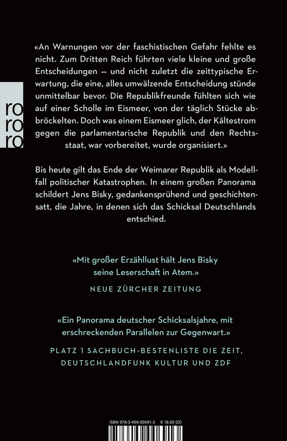 Rückseite: Die Entscheidung (Taschenbuch)