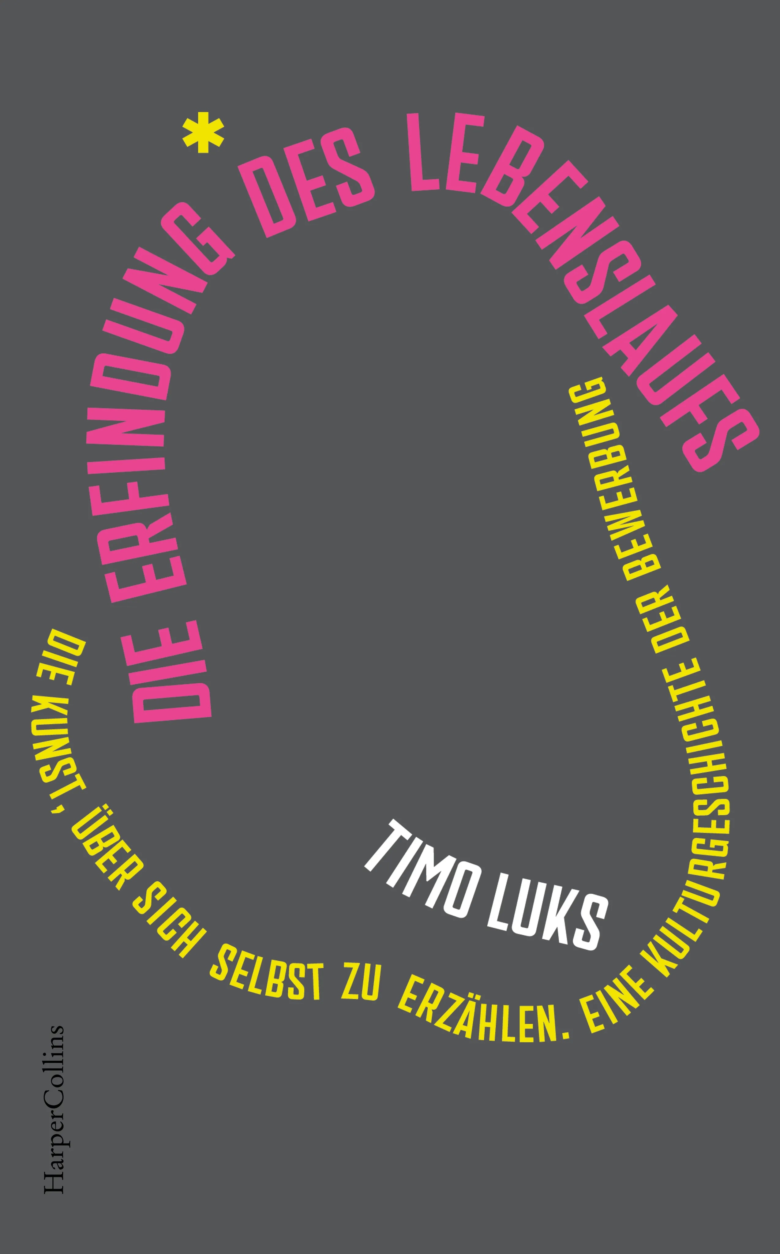 Buchcover von 'Die Erfindung des Lebenslaufs. Die Kunst, über sich selbst zu erzählen. Eine Kulturgeschichte der Bewerbung' - Gebundene Ausgabe von Timo Luks