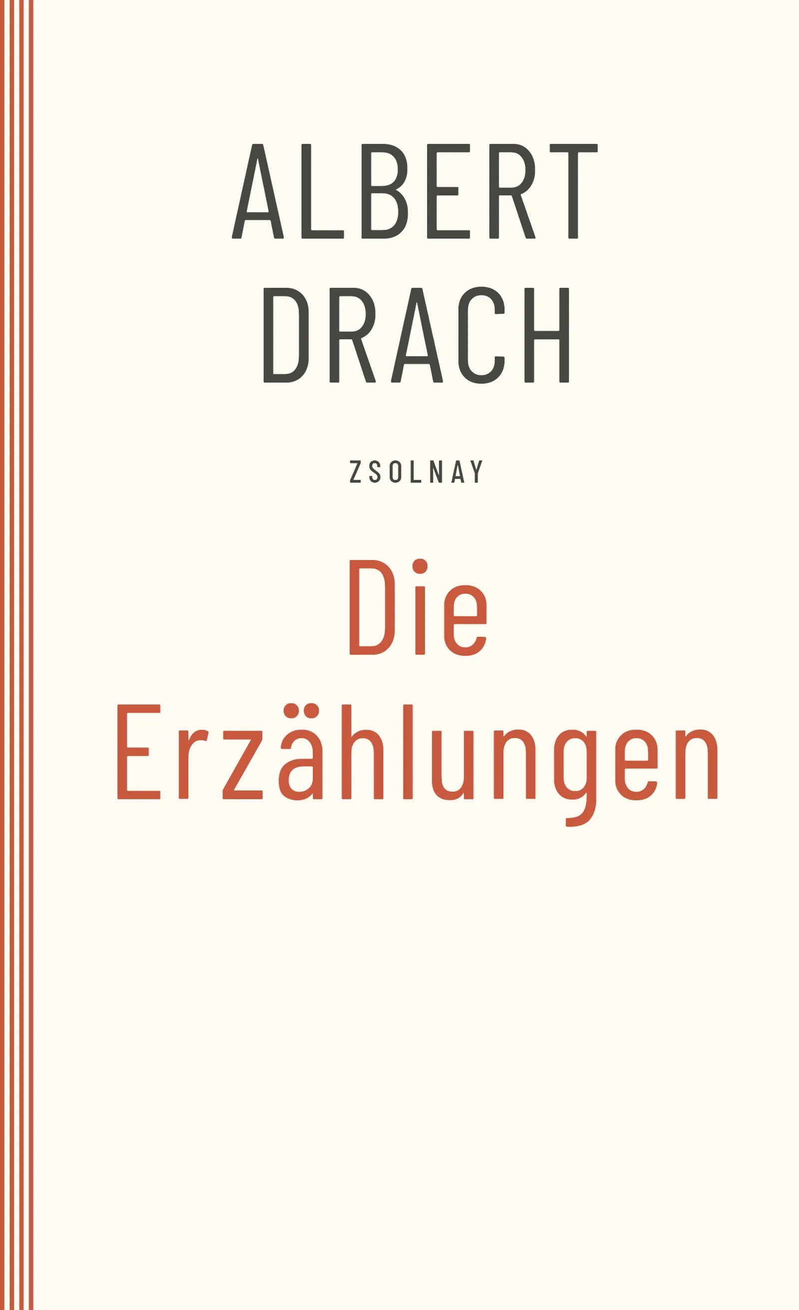 Buchcover von 'Die Erzählungen' - Taschenbuch von Albert Drach