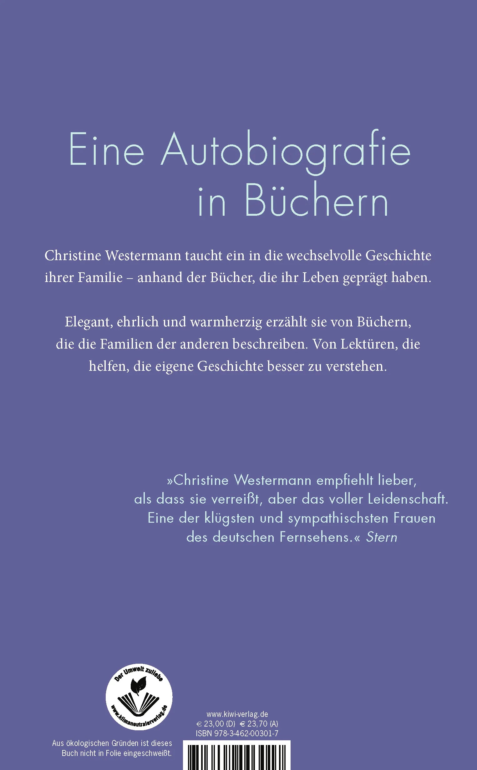Buchrückseite von 'Die Familien der anderen' mit Klappentext - Gebundene Ausgabe
