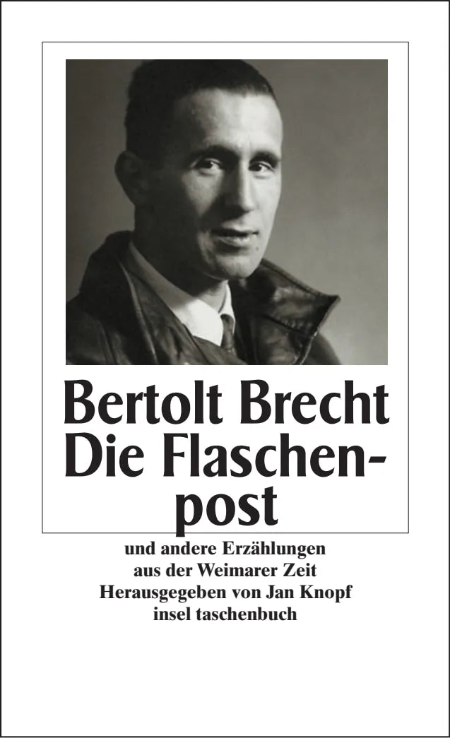 Buchcover von 'Die Flaschenpost und andere Geschichten aus der Weimarer Zeit' - Taschenbuch von Bertolt Brecht