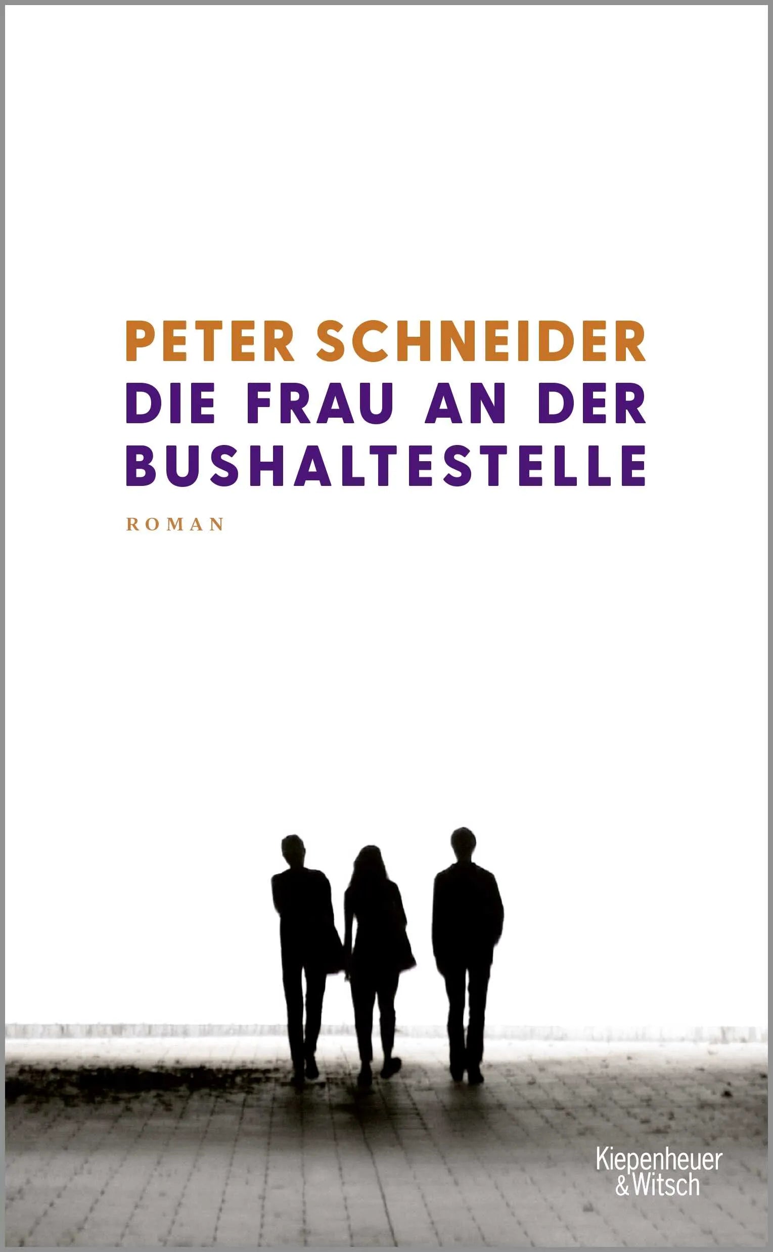 Buchcover von 'Die Frau an der Bushaltestelle' - Gebundene Ausgabe von Peter Schneider