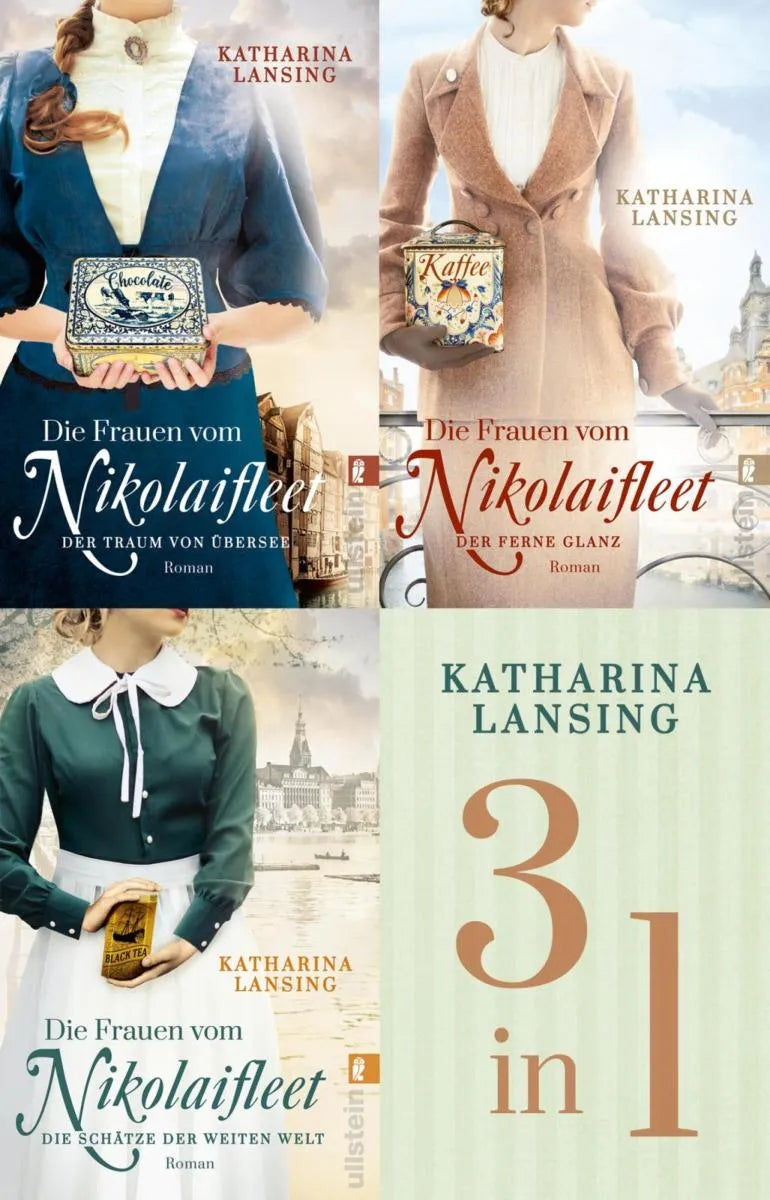Cover: Die Frauen vom Nikolaifleet Band 1-3 (E-Book) von Katharina Lansing