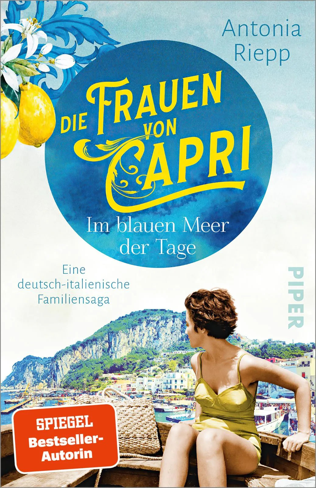 Buchcover von 'Die Frauen von Capri – Im blauen Meer der Tage' - Taschenbuch von Antonia Riepp