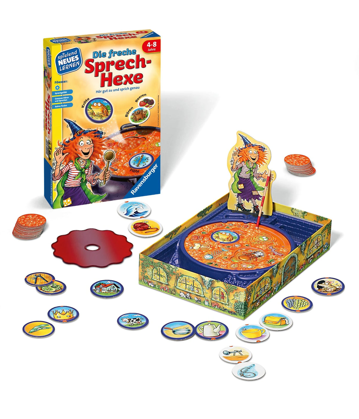 Die freche Sprech-Hexe - Kinderspiel ab 4 Jahre – Ansicht