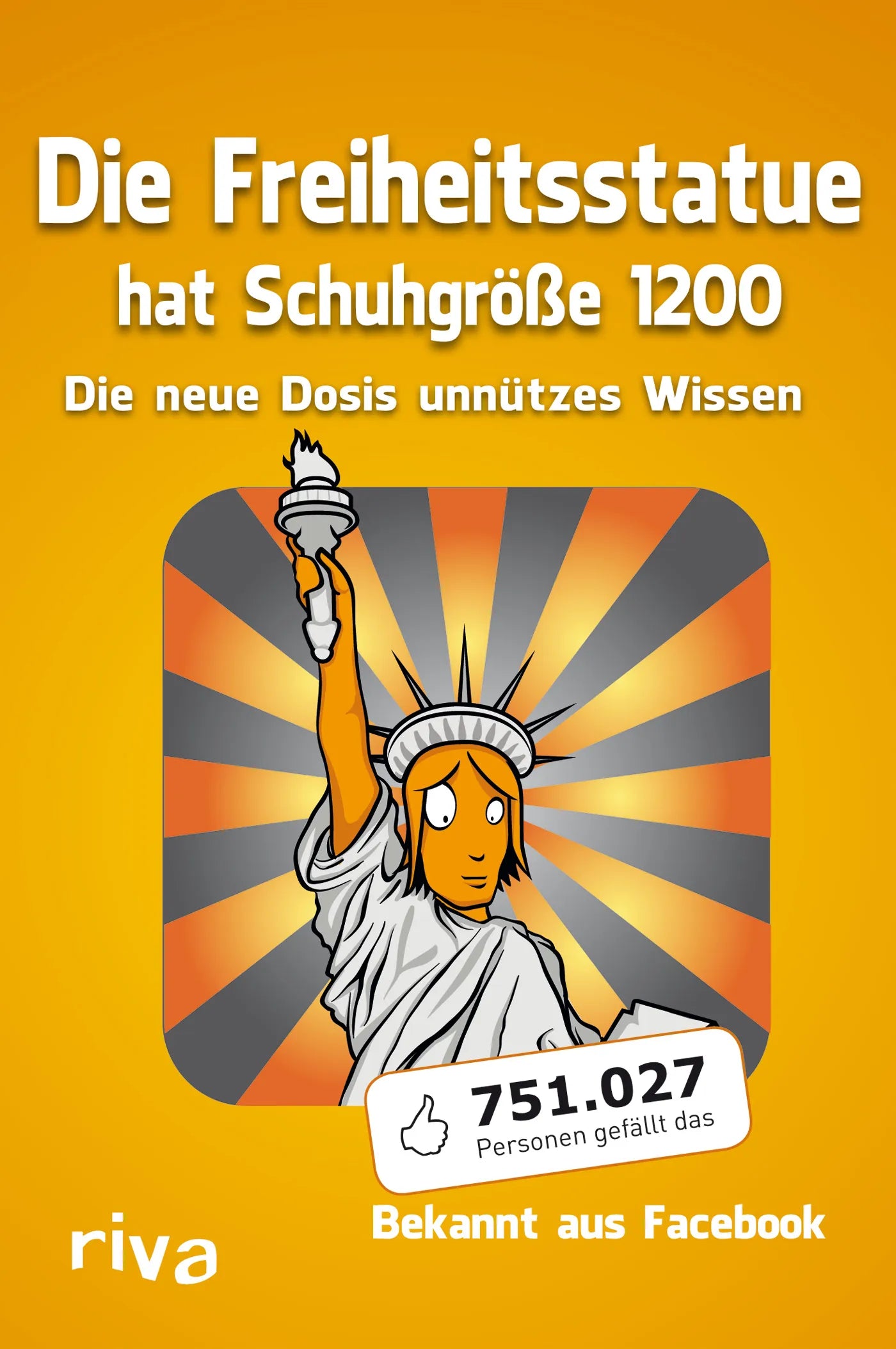 Buchcover von 'Die Freiheitsstatue hat Schuhgröße 1200' - Taschenbuch von Pulpmedia