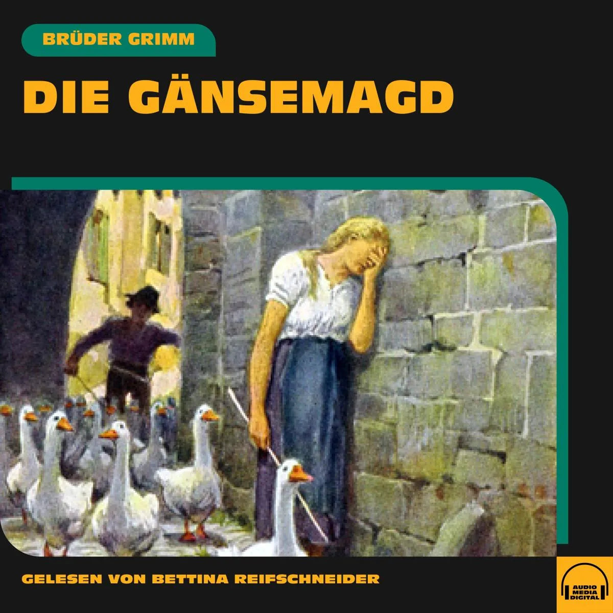 Cover: Die Gänsemagd (Hörbuch Download) von Brüder Grimm