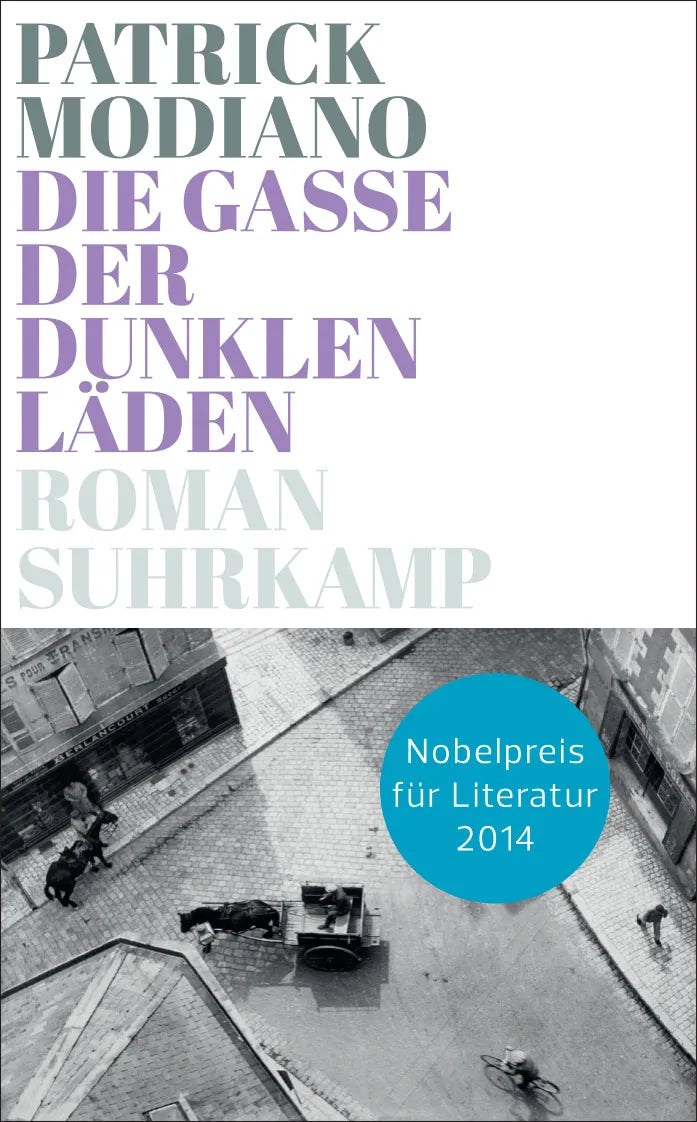 Buchcover von 'Die Gasse der dunklen Läden' - Taschenbuch von Patrick Modiano