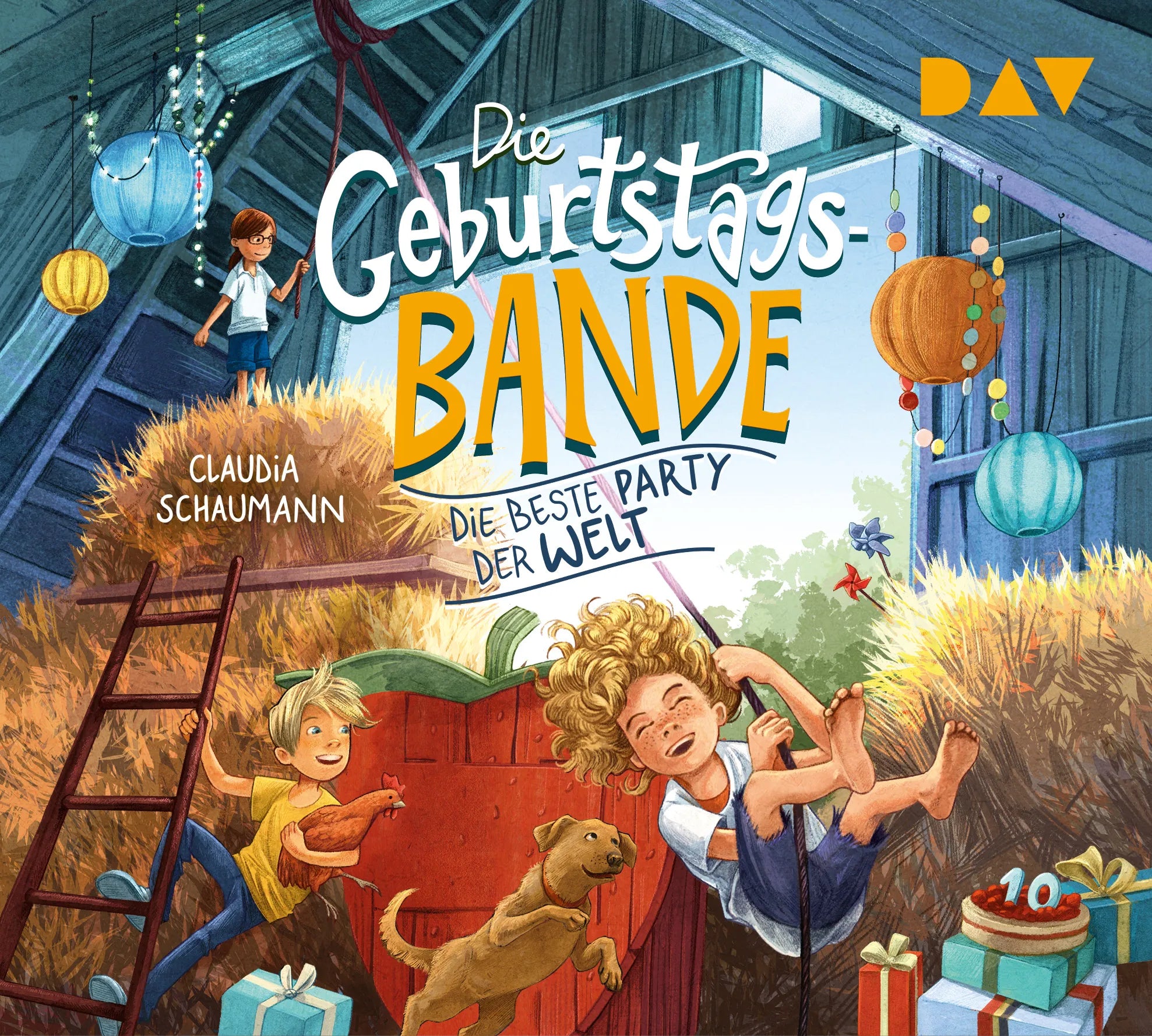 Buchcover von 'Die Geburtstagsbande – Teil 2: Die beste Party der Welt' - Hörbuch (CD) von Claudia Schaumann