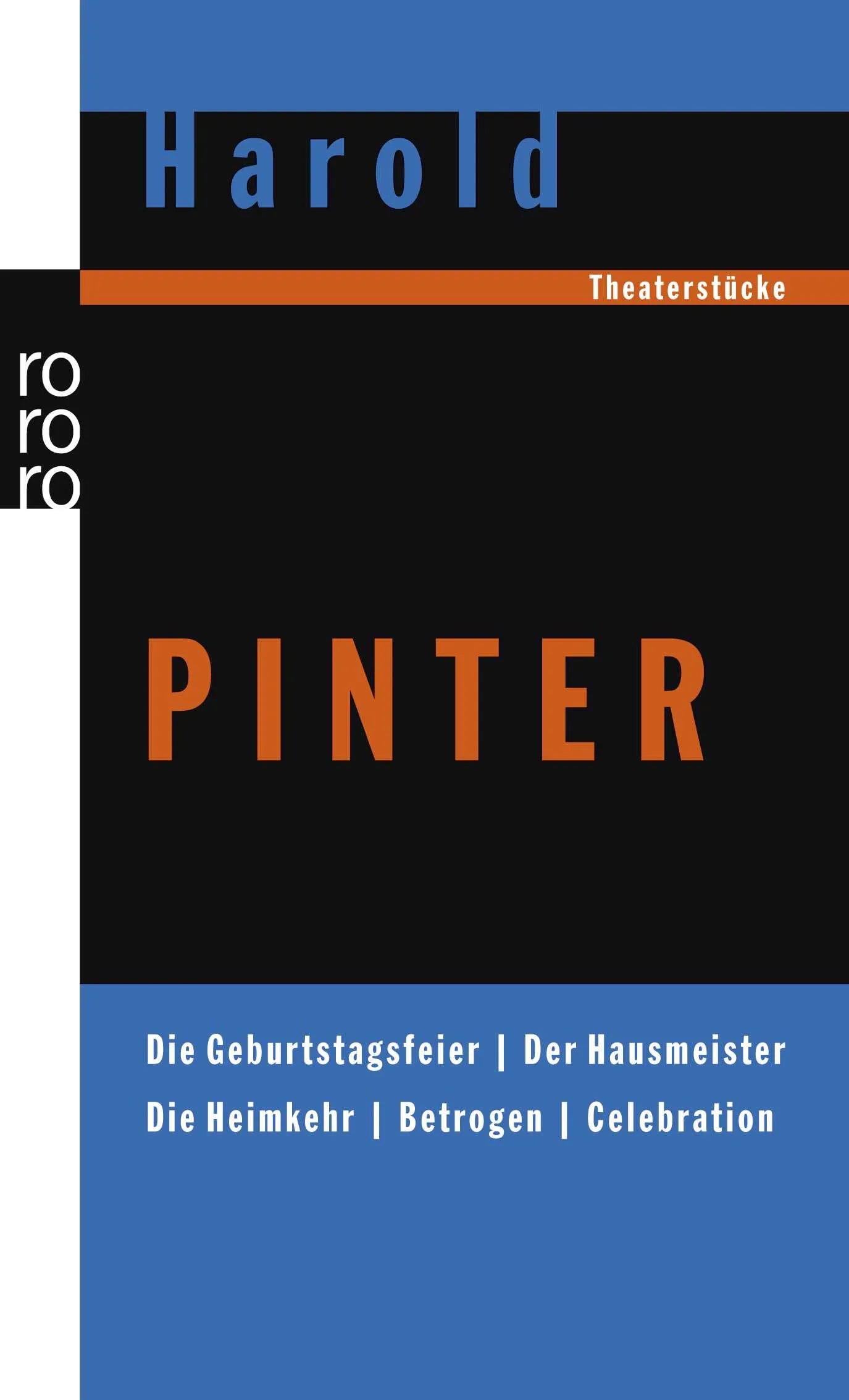 Buchcover von 'Die Geburtstagsfeier / Der Hausmeister / Die Heimkehr / Betrogen / Celebration' - Taschenbuch von Harold Pinter