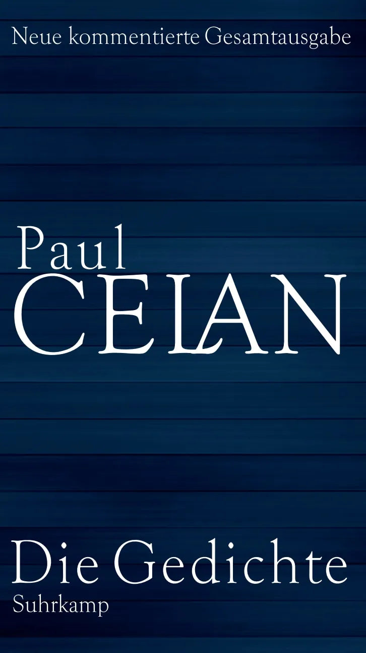Buchcover von 'Die Gedichte' - Gebundene Ausgabe von Paul Celan