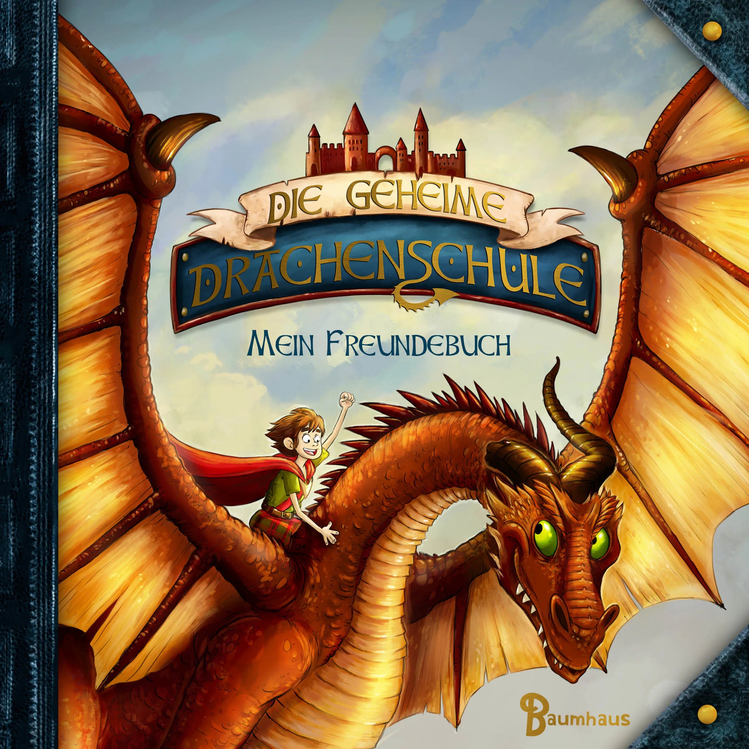 Buchcover von 'Die geheime Drachenschule - Mein Freundebuch' - Gebundene Ausgabe von Emily Skye