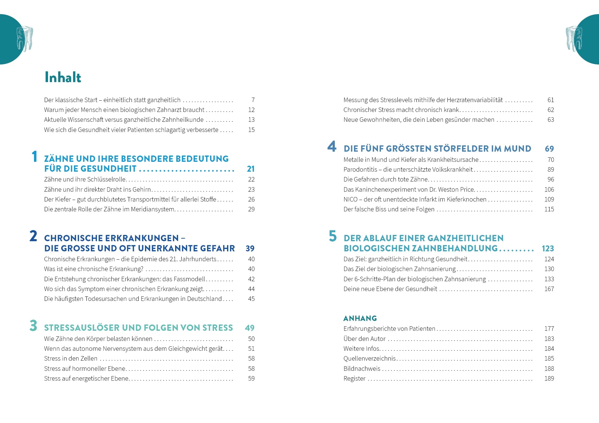 Innenansicht von 'Die geheime Kraft der Zähne' - Taschenbuch