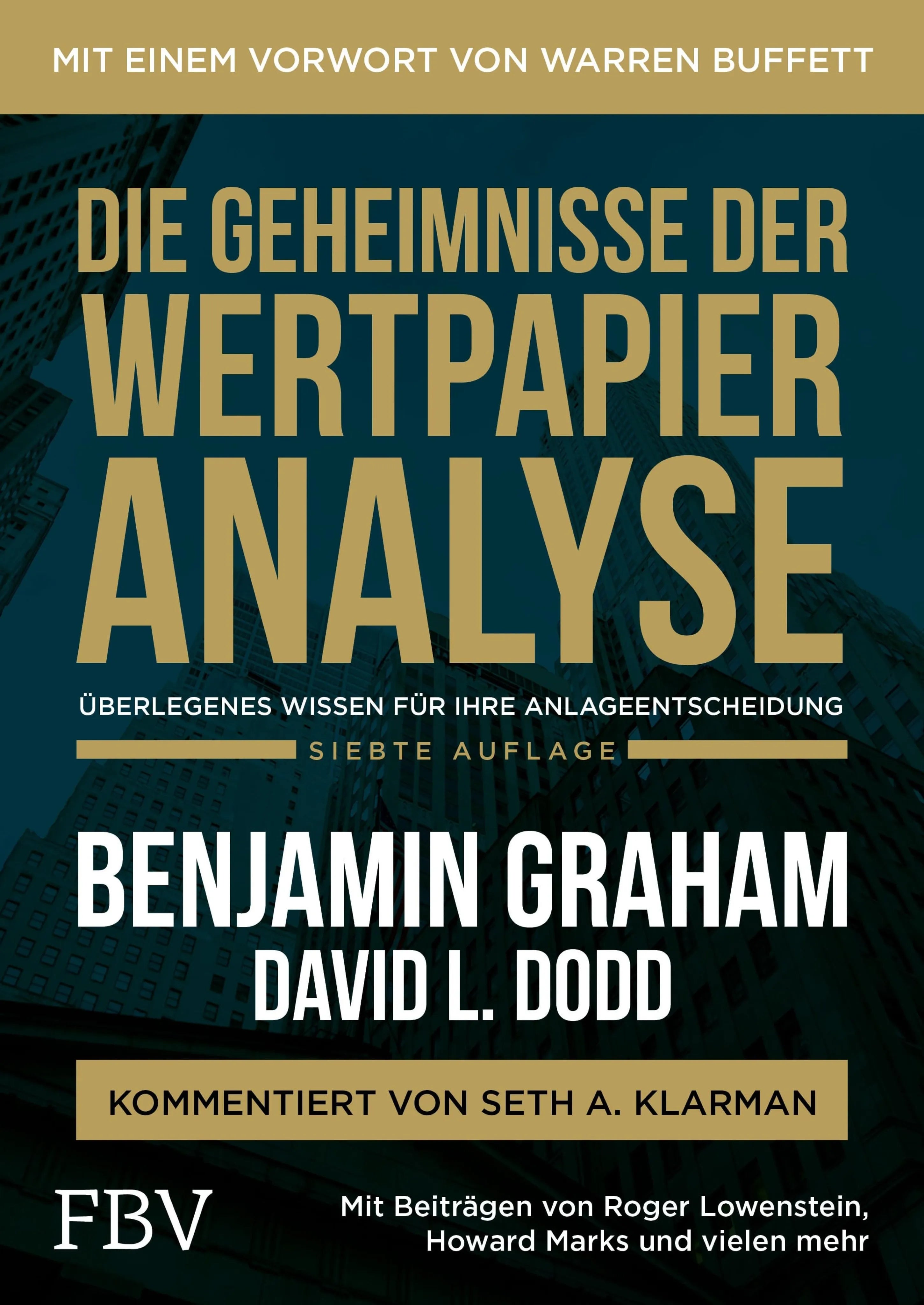 Cover: Die Geheimnisse der Wertpapieranalyse (E-Book) von Benjamin Graham