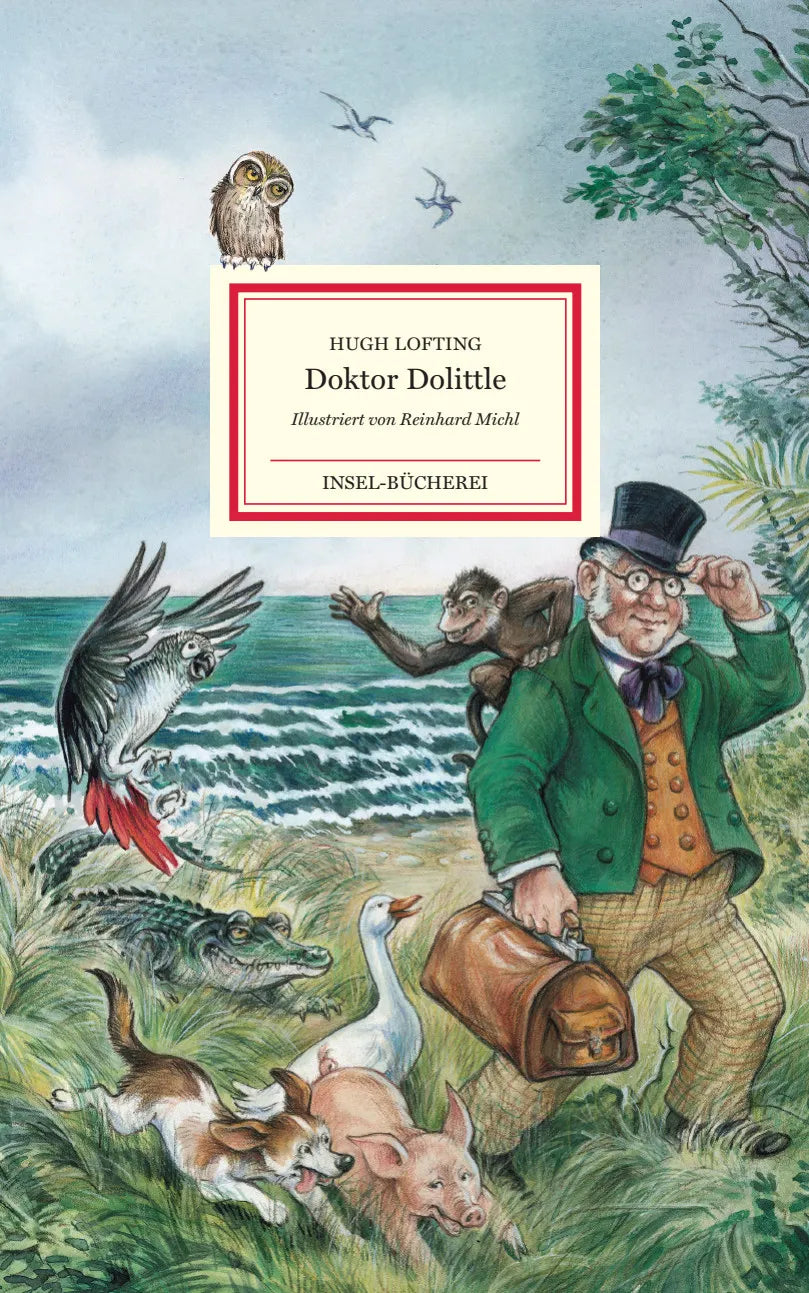 Buchcover von 'Die Geschichte von Doktor Dolittle' - Gebundene Ausgabe von Hugh Lofting