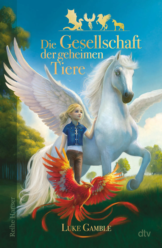 Buchcover von 'Die Gesellschaft der geheimen Tiere' - Gebundene Ausgabe von Luke Gamble