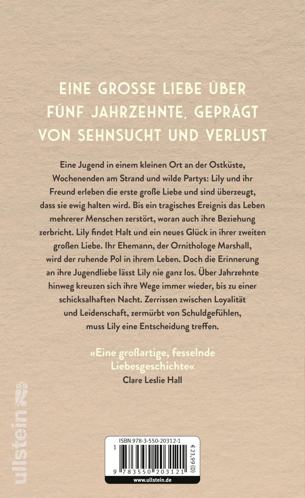 Rückseite: Die Gesetze von Liebe und Logik (Hardcover)