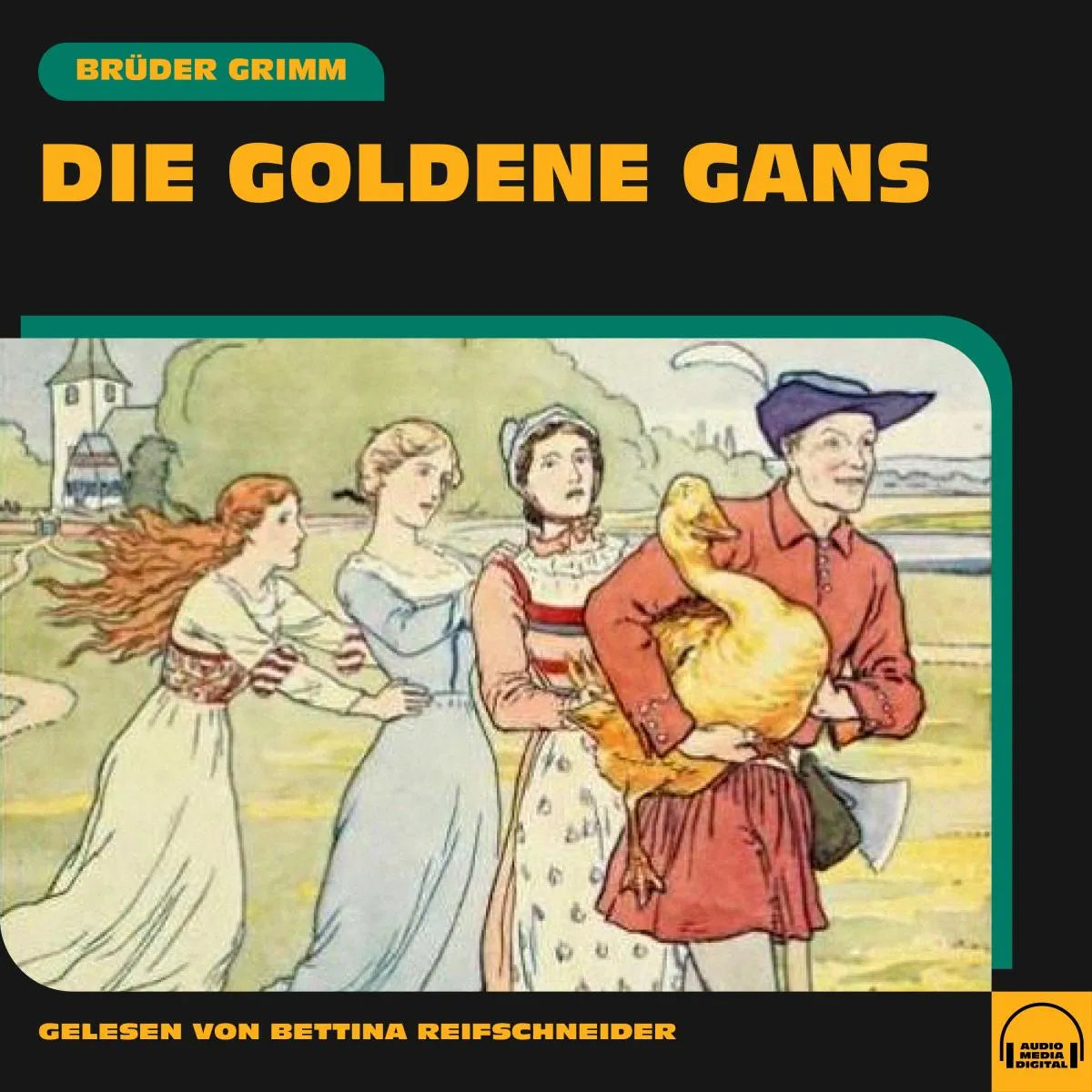 Cover: Die goldene Gans (Hörbuch Download) von Brüder Grimm