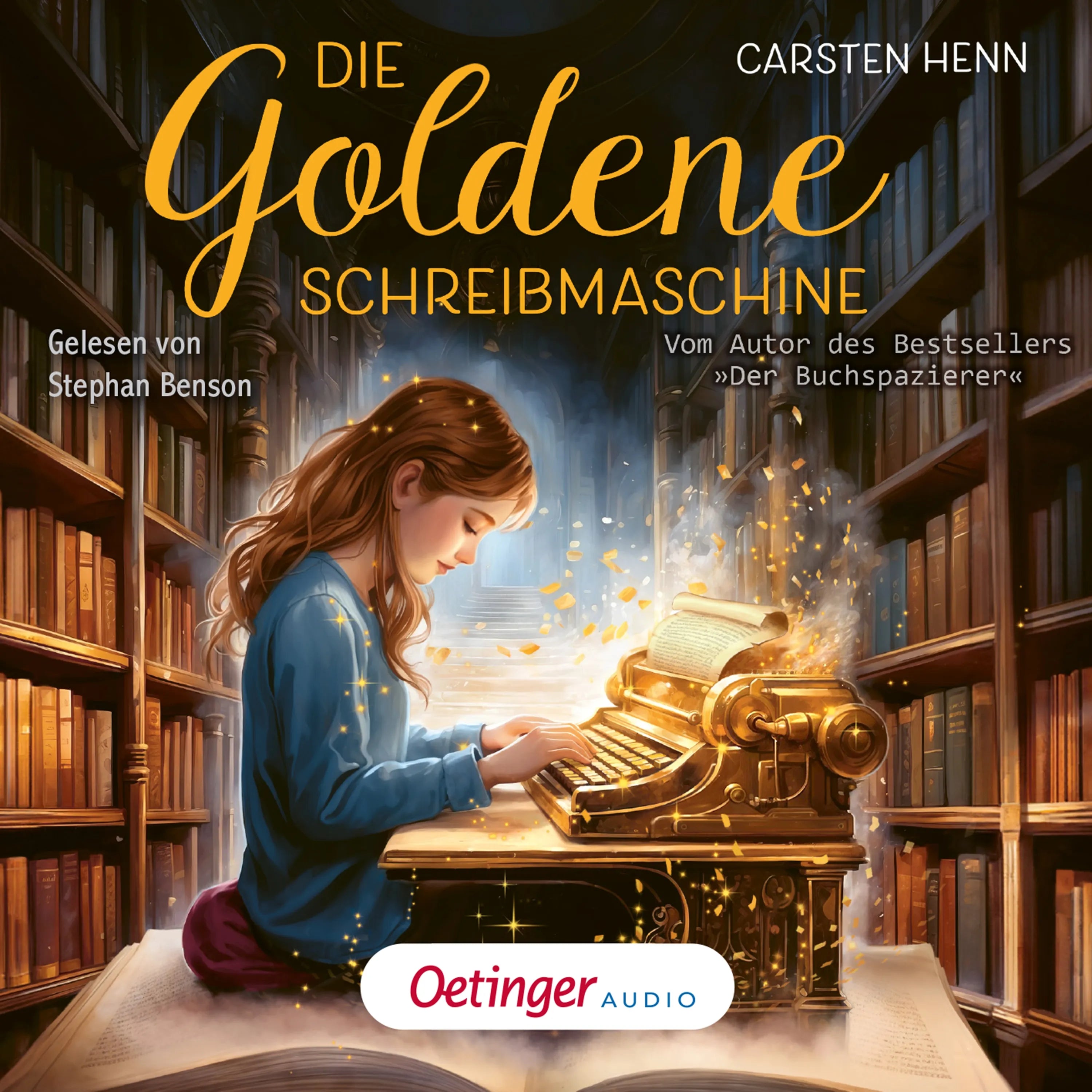 Cover: Die Goldene Schreibmaschine (Hörbuch Download) von Carsten Henn