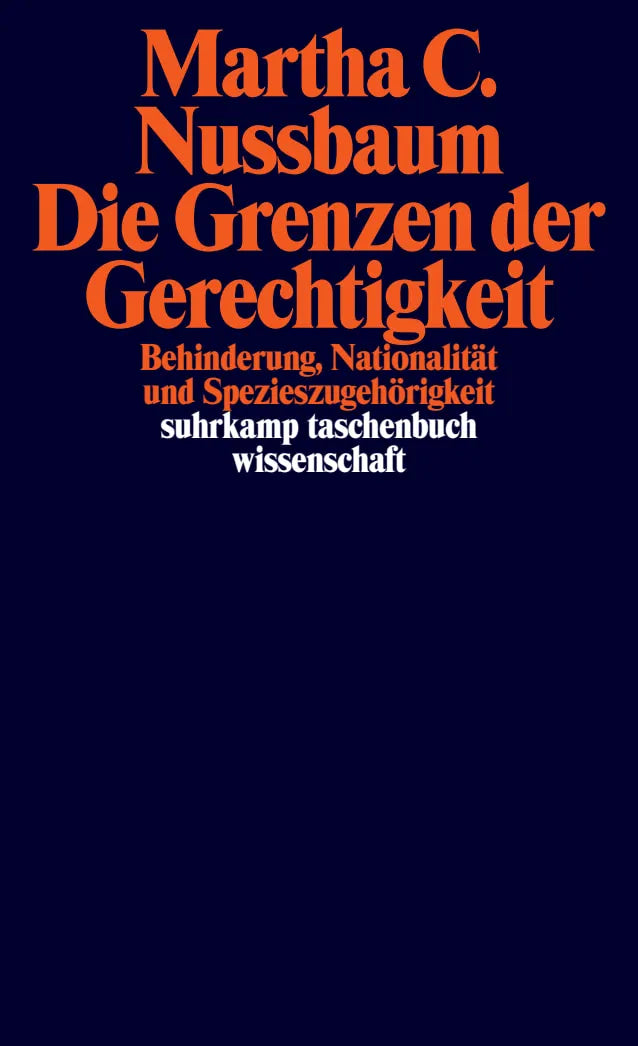 Buchcover von 'Die Grenzen der Gerechtigkeit' - Taschenbuch von Martha C. Nussbaum