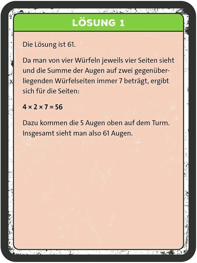 Die große Box der Würfelrätsel – Ansicht