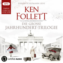 Buchcover von 'Die große Jahrhundert-Trilogie' - Hörbuch (CD) von Ken Follett
