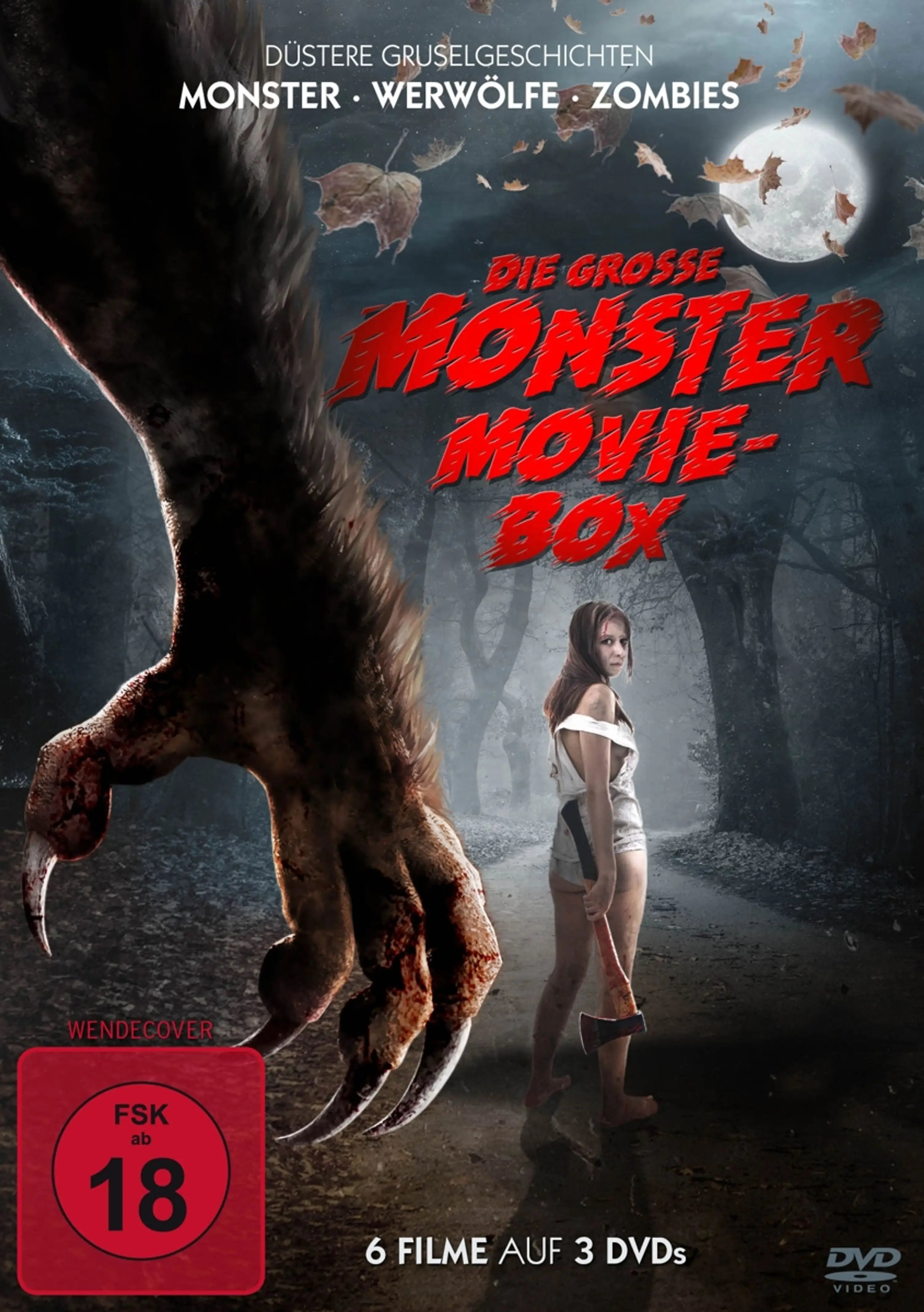 Die große Monster Movie Box Filmsammlung DVD Cover