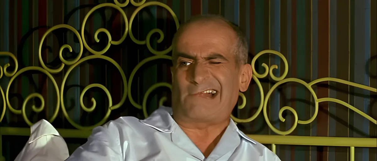 Filmszene 3 aus Die große Sause – 4K UHD Blu-ray. Regie: Gérard Oury