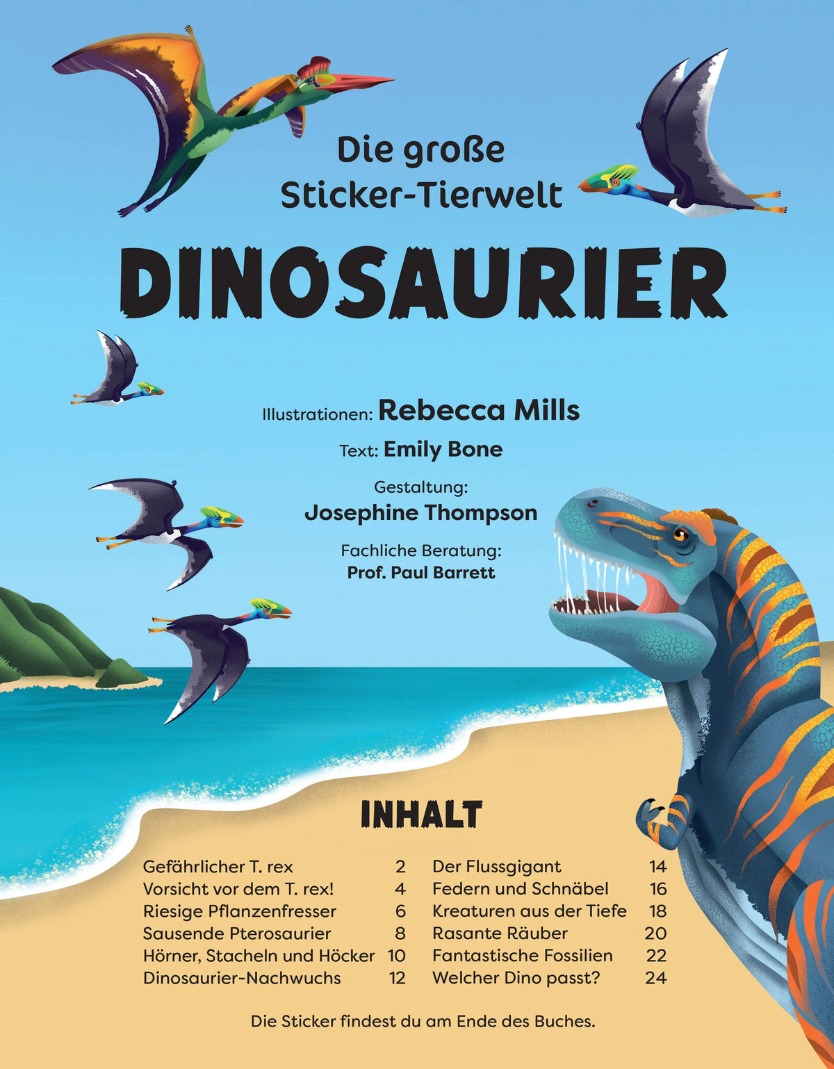 Detailansicht: Die große Sticker-Tierwelt: Dinosaurier (Taschenbuch)