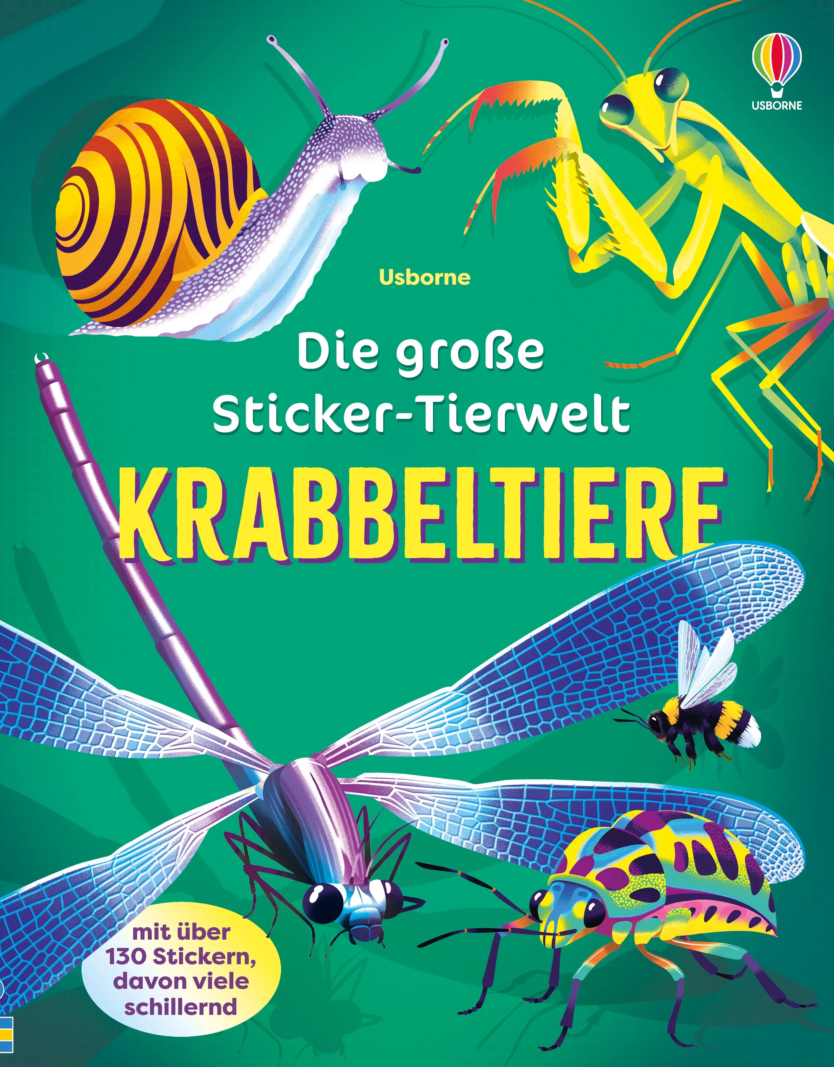Buchcover von 'Die große Sticker-Tierwelt: Krabbeltiere' - Taschenbuch von Alice James