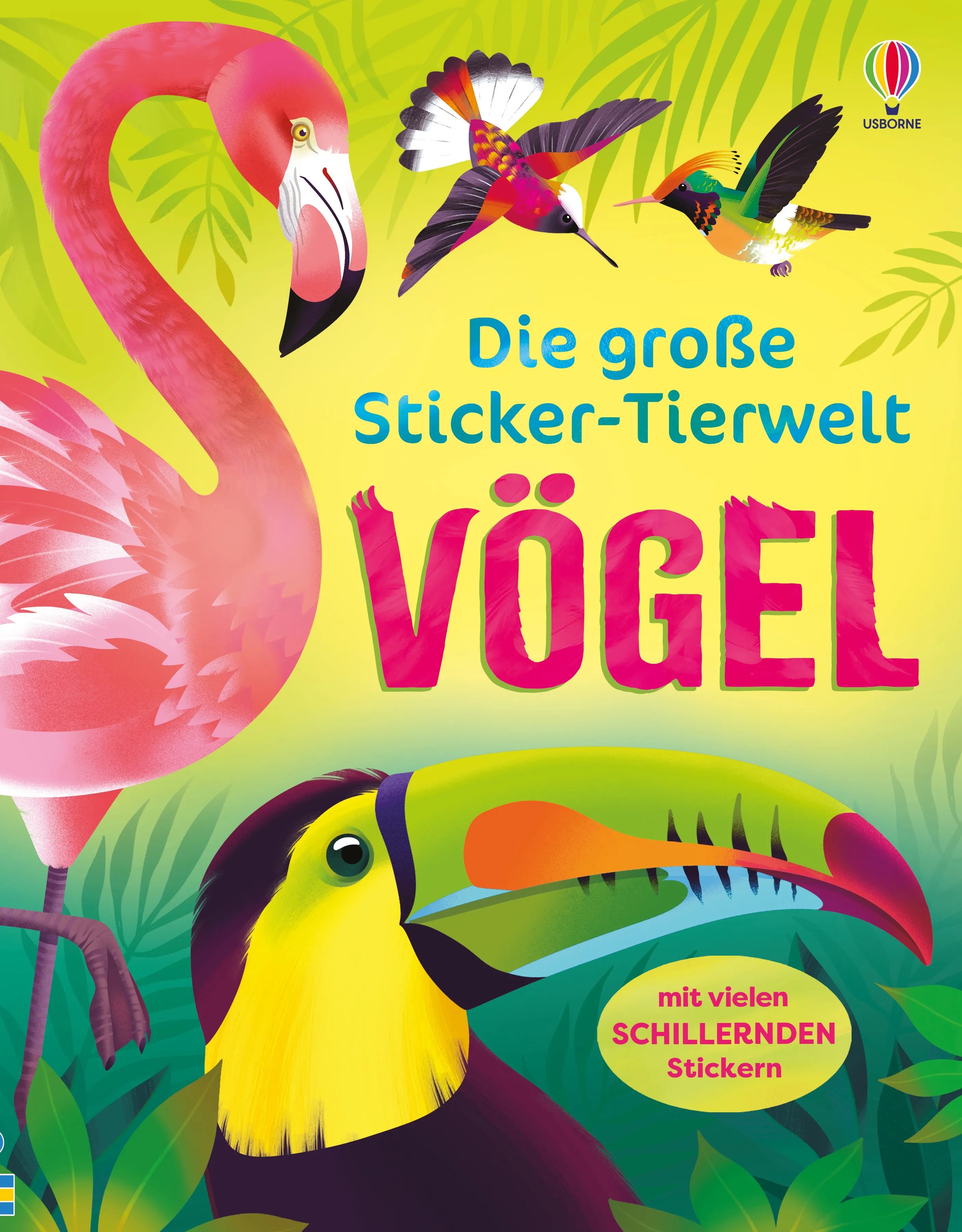 Cover: Die große Sticker-Tierwelt: Vögel (Taschenbuch) von Emily Bone