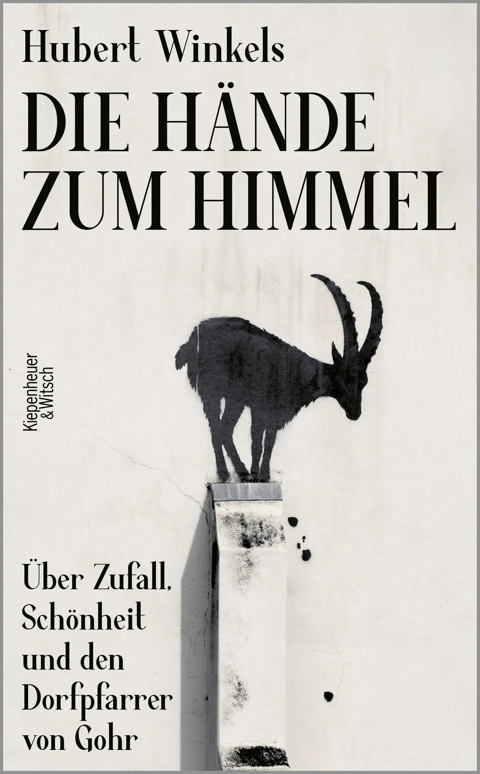 Buchcover von 'Die Hände zum Himmel' - Gebundene Ausgabe von Hubert Winkels