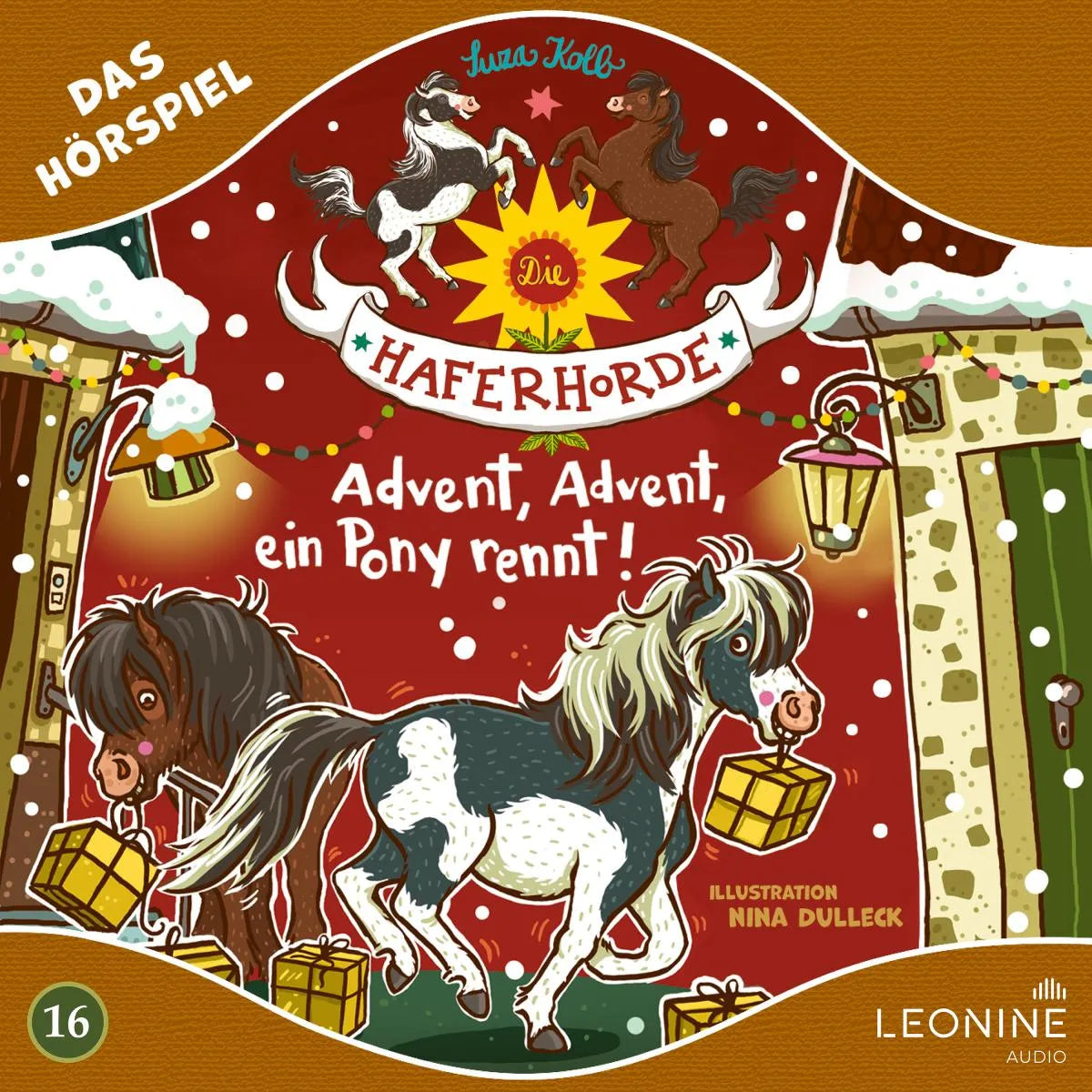 Cover: Die Haferhorde - Advent, Advent, ein Pony rennt! (Hörbuch Download) von Suza Kolb