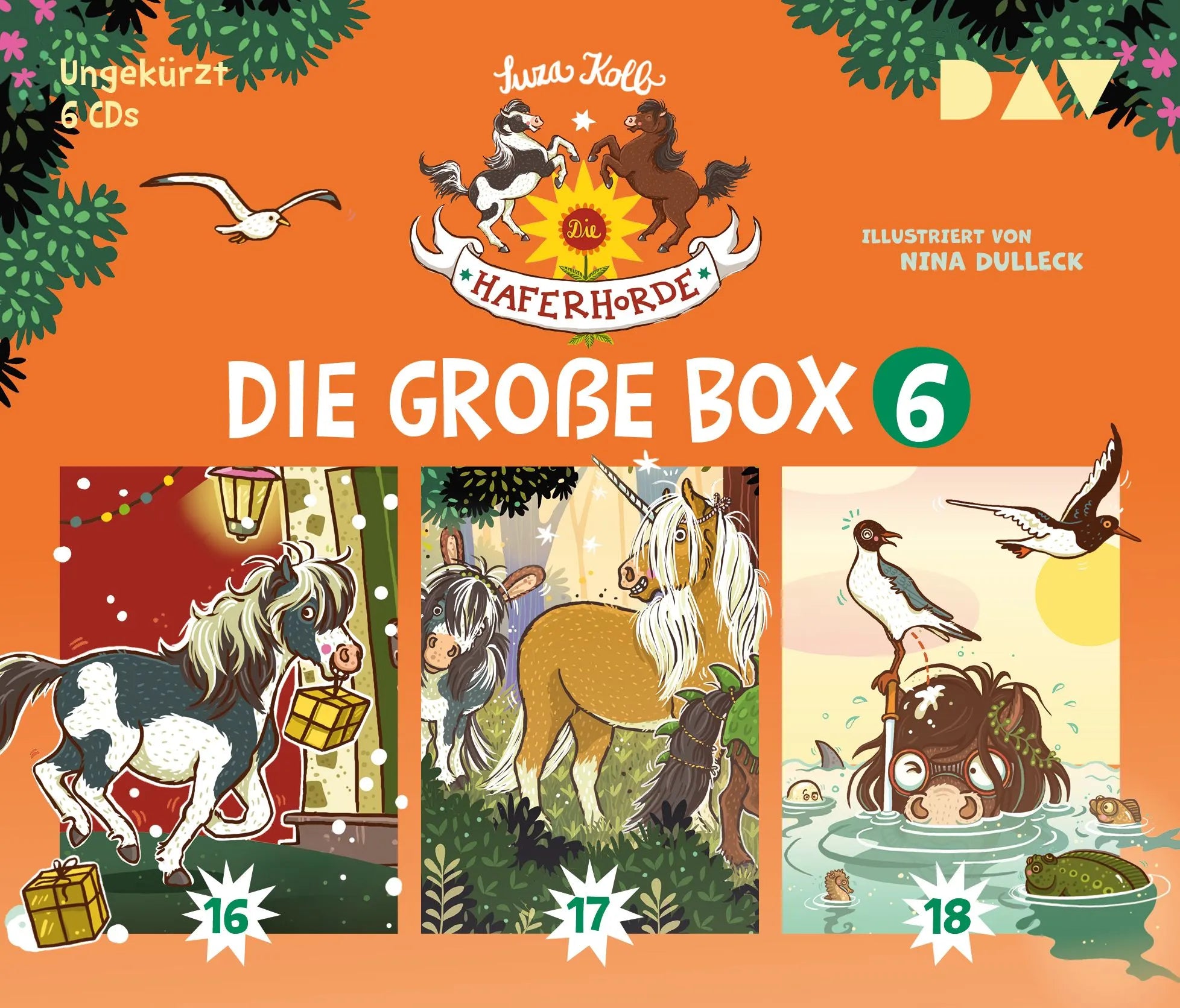Cover: Die Haferhorde – Die große Box 6 (Hörbuch CD) von Suza Kolb